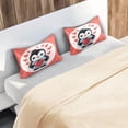 thumbnail image 7 of GZHJMY Valentine's Day Silk Pillowcase for Hair and Skin 1PCS,Cute Penguins and Love Hear Satin Pillow Covers Standard Size 20x26 in Home Decor, 7 of 7