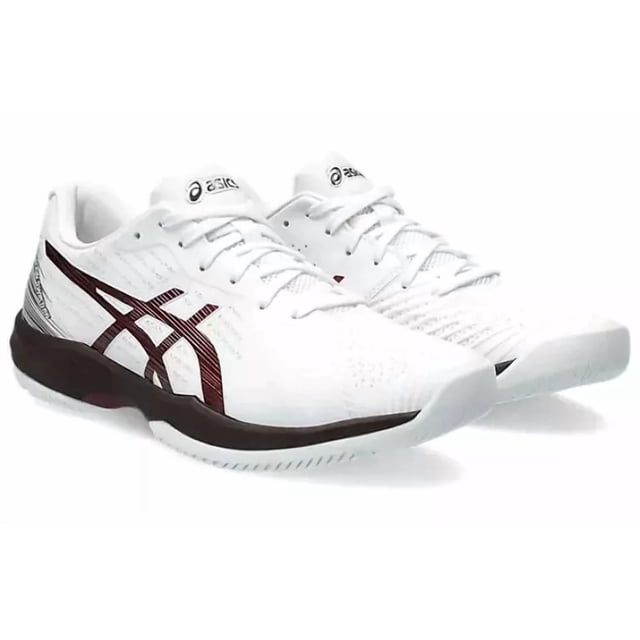 ASICS SOLUTION SWIFT FF CLAY TENNIS SHOES NEW MEN'S SIZE 13 WHITE/ANTIQUE RED