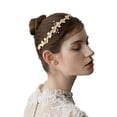 thumbnail image 4 of AMLESO Retro Pearl Headpiece Wedding Bridal Headband Party Hair Accessory, 4 of 8
