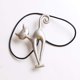thumbnail image 3 of Set of 2 Metal Magnetic Curtains with Magnets for Home Office Decor (Silver, Cat), 3 of 5