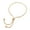 Gold, variant on Anti Tarnish Copper Adjustable Snake Bone Chain Design Beaded Slider Closure Comfort Jewelry Gift
