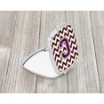 thumbnail image 2 of Letter C Chevron Purple and Gold Compact Mirror CJ1058-CSCM, 2 of 4