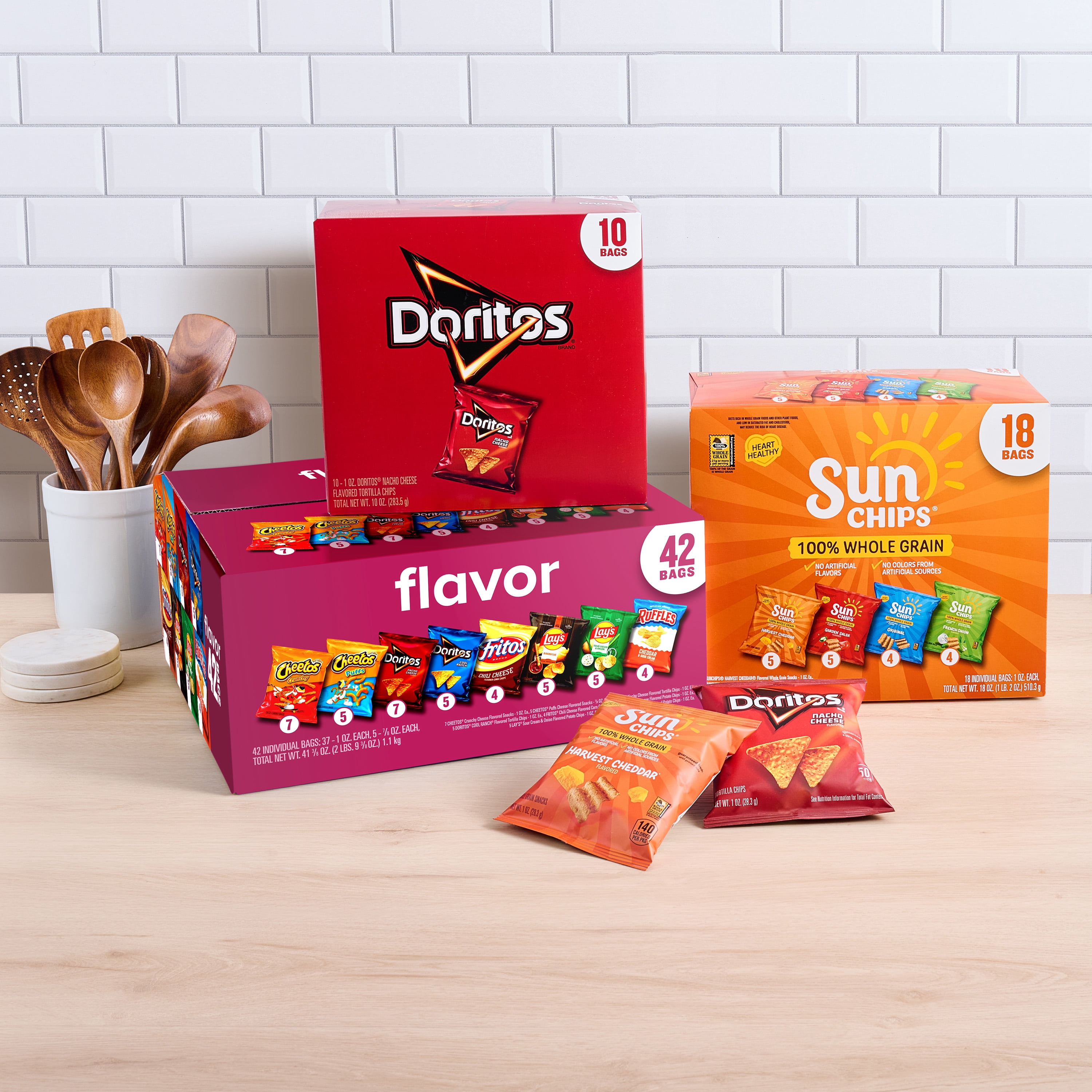 Frito-Lay Snacks Flavor Mix Variety Pack, 42 Count