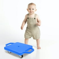 WEUVEB Blue Scooter Board with Square Design for Sensory and Motor Skill Enhancement