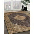 thumbnail image 3 of Ahgly Company Machine Washable Indoor Rectangle Traditional Bakers Brown Area Rugs, 4' x 6', 3 of 7