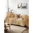 thumbnail image 3 of Couch Cover, Sofa Cover Blanket for 1 Seat Cushion, Sectional Sofa Slipcover Furniture Protector for Living Room Bedroom 71''x91'', 3 of 9