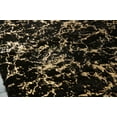 thumbnail image 5 of Lily Luxury Chinchilla Faux Fur Abstract Gilded Rectangular Area Rug, 5 of 7