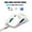 White, variant on T66 3-Mode RGB Wireless Gaming Mouse - Ergonomic, Lightweight Design with Customizable Backlighting, Macro Programming Support, 650mAh Rechargeable Optical Sensor Mouse