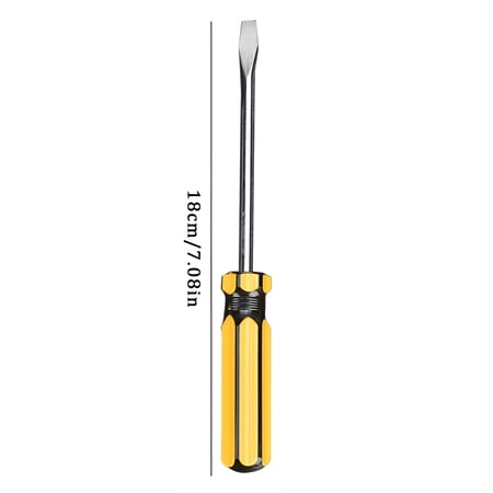 EXLEAF 2026 New Carbon Steel Phillips Screwdriver Screwdriver Hardware Tools Pvc Handle Driver Metric Single Use Steel Flathead Screwdriver for Home Repair, Diy Projects, Electronics, Mechanical Work