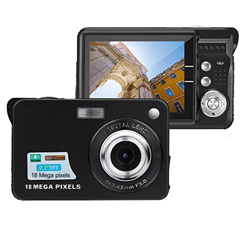 Acuvar Zoom LCD Display 8x 18 MP Digital Camcorders, Black