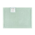 thumbnail image 2 of Host & Home Cotton Bath Rug, Modern, Non-Slip Backing, 17" x 24", Green, 2 of 5