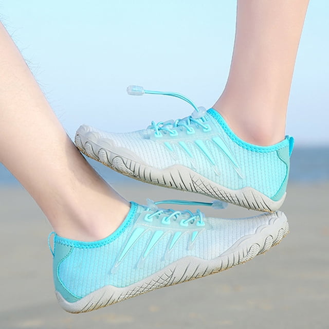 Zapatos de buceo transpirables para senderismo en el lago (azul 41) Likrtyny Tenis De Mujer Tenis De Hombre