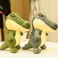 thumbnail image 2 of 2Pcs 9" Crocodile Plush Stuffed Animals Plushie Cute Soft Cuddle Pillow for Boys Girls,Green, 2 of 5