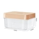 thumbnail image 3 of Bandeja de 35 bloques de hielo con tapa - Máquina de cubos de hielo Easy Press de gran capacidad para congelador, amarillo/blanco/rosa, 20x14x10cm, plástico libre de BPA, apta para lavavajillas, 3 of 8