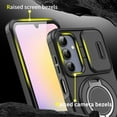 thumbnail image 5 of Case for Galaxy A25 5G,Military Grade [Built-in Kickstand] Magnetic Rotate Ring Holder Heavy Duty TPU+PC Shockproof Drop Protect Phone Case for Samsung Galaxy A25 5G (Pink), 5 of 10