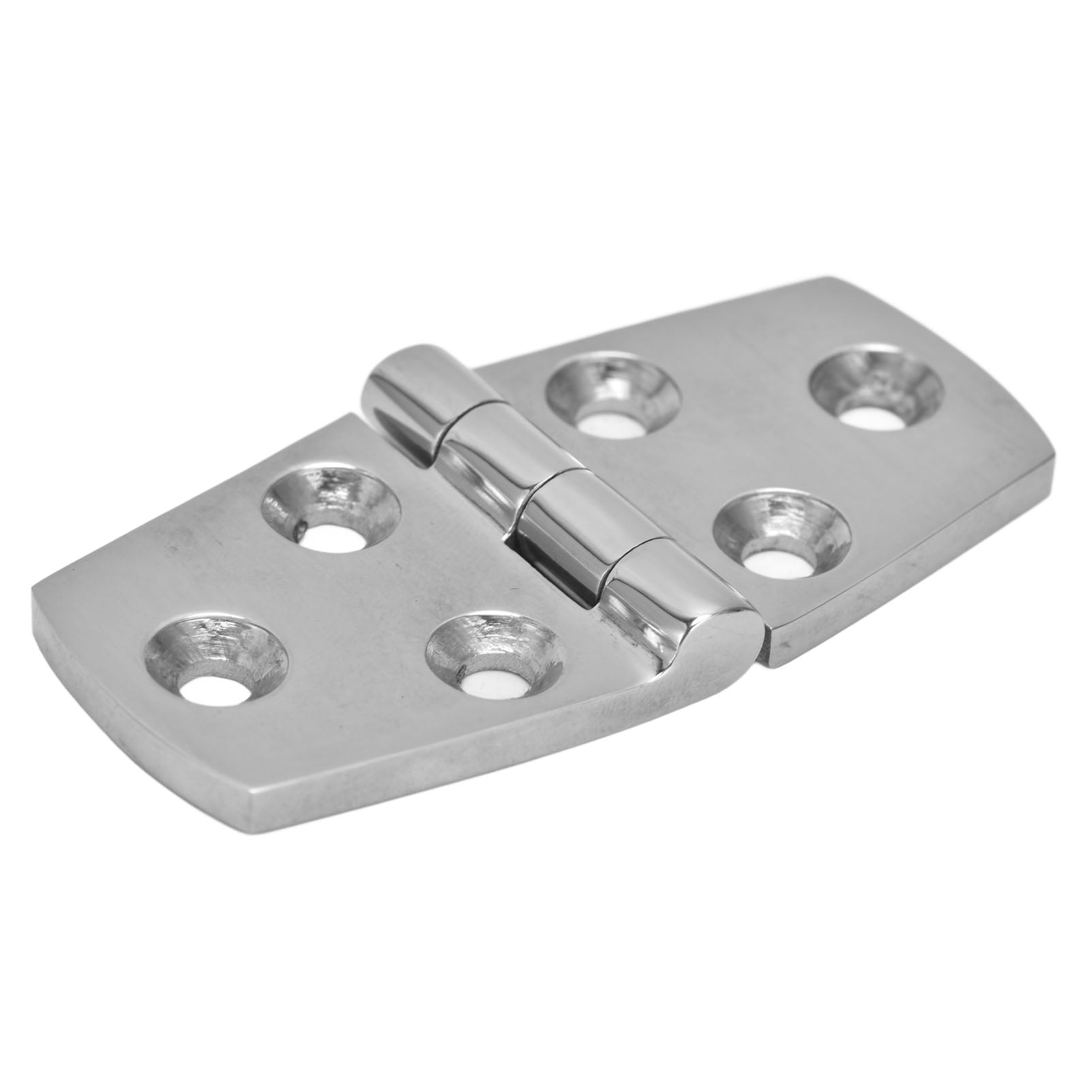 Marine Hinges, 316 Stainless Steel 6 Hole 76x38mm Door Hinge For Internal Hatches For