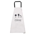 thumbnail image 1 of Delantal de cocina impermeable, 3 capas, a prueba de aceite, transpirable, abrigo de cocina, sin mangas, con bolsillo, gris claro Advancent LF0092-01B, 1 of 6
