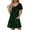 Green, variant on Nmnitkp Summer Dresses for Women 2026,The Latest Style Womens Dresses,Boho Floral Smocked Square Neck Short Sleeve Ruffle Beach Summer Mini Dress