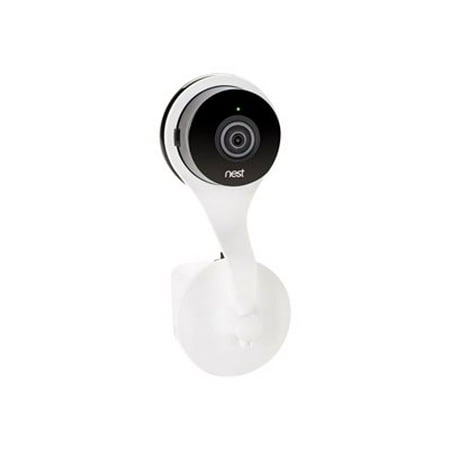 Wasserstein - 360° Swivel AC Outlet Mount for Nest Cam and Dropcam PRO Security Cameras - White