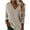 Khaki, variant on JNGSA Women V Neck Sweatshirts Casual Long Sleeve Oversized Pullover Sweatshirt Loose Comfy Tops
