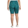 thumbnail image 3 of Terra & Sky Women’s Plus Size Bike Shorts, 10" Inseam, 2-Pack, Sizes 0X-4X, 3 of 5