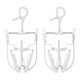 thumbnail image 1 of 2 uds. colgador con capucha plegable de cuello alto, suéter a prueba de viento, ropa compatible con 11 Feliz Sencillez, 1 of 5