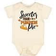 thumbnail image 3 of Inktastic Thanksgiving Sweeter Than Pumpkin Pie Boys or Girls Baby Bodysuit, 3 of 5
