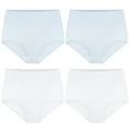 thumbnail image 5 of Linkshare Women's Cotton Underwear High Waisted Full Coverage 4-Pack Ladies Panties, 5 of 9