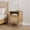Light Honey, variant on Hijob Fluted 5 Drawers Dresser for Bedroom, 42" Tall Dressers with Metal Handle w/Curved Profile Design, Wood Mid Century Vertical Dresser w/Natural Texture for Bedroom, Living Room, Natural Oak