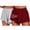 Red#1, variant on LEBONYARD Summer Clearance Womens Shorts,Women's Shorts in Popular Patterns,2pc Women's Summer Solid Color Sexy Elastic Waist Side Pleated Casual Shorts Purple S