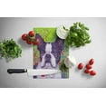 thumbnail image 2 of Carolines Treasures PPP3034LCB Boston Terrier Jungle Glass Cutting Board - Large, 2 of 2