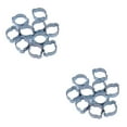 thumbnail image 3 of relayinert DOUBLE EAR CLIPS ,O CLAMP ,ZINC ,10 PACK PLATED STEEL 5 to 7mm 2Set, 3 of 6