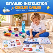 Electronics Circuit Kit, 53PCS Science Experiment Set with 150+ Projects STEM