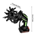 thumbnail image 2 of Tong 2 In 1 Cordless Tiller And Cultivator With Extension Pole 20V Lightweight Handheld Garden For Soil And Trenching Battery Included, 2 of 5