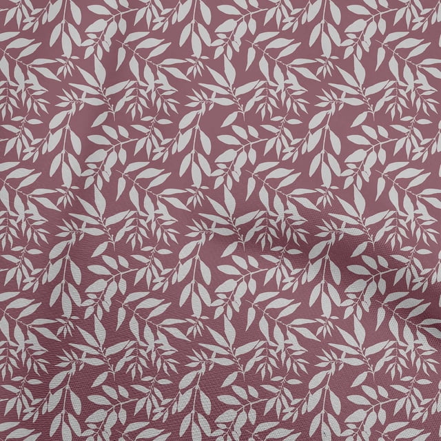 oneOone Tissu Velours Magenta Foncé Matériel de Robe Florale Tissu Imprimé Tissu au Mètre 58 Pouces de Large
