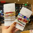 thumbnail image 2 of Brilliant Rhinestone/Crystal Waterdrop/Geometric Hair Clips, 2 of 13