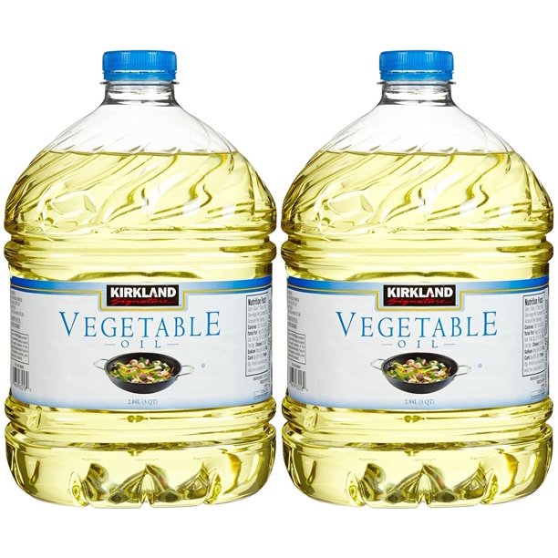 Kirkland Signature 100 Pure Vegetable Oil 3 qt. 2 Count