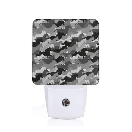 

Sigee Horse Silhouette for Night Lights Plug into Wall Dusk to Dawn Sensor Warm White Led Night Light 0.5W for Kid Hallway