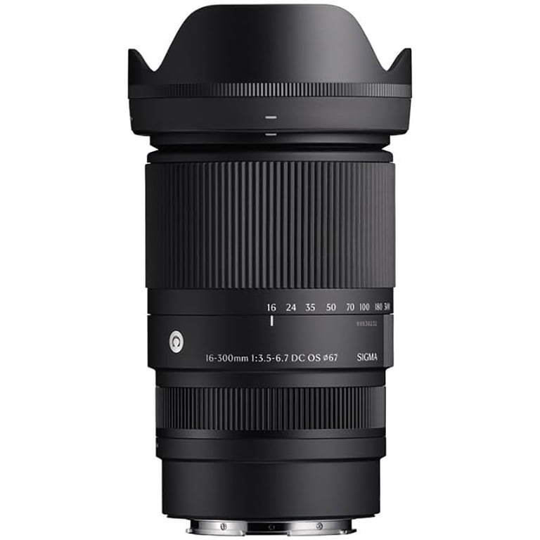 SIGMA 16-300 F3.5-6.7DC OS 67mm フィルター付 Sigma 16-300mm F3.5 - 6.7 DC OS Contemporary Lens Compatible with