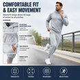 thumbnail image 5 of Men's Sweat Set 2 Piece Hoodie and Jogger Sweatpants Tracksuit | Men's 2 piece sweat set with hoodie and jogger sweatpants, designed for casual wear, workouts, travel and everyday comfort, 5 of 8