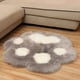 thumbnail image 2 of Moyic Alfombra de dormitorio con pata de Animal, sofá de noche de fibra acrílica, alfombra de área cálida, alfombras decorativas lavables, Decoración del hogar Blanco Gris Moyic HA072041-01, 2 of 6