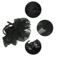thumbnail image 5 of 1 Pc Fashion Ribbon Bow Hairpin Hairdo Clip for Women 7.48"x4.72"x1.97" Black, 5 of 5