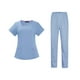 thumbnail image 4 of Uniformes de Enfermería para Mujer Conjunto de Blusa y Pantalones s  M Yuyangstore  Uniforme de mujer, 4 of 8