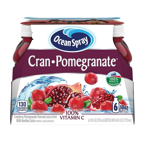 Ocean Spray CranPomegranate Juice, 10 Fl. Oz., 6 Count