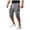 Grey, variant on Leey-World Men's Shorts Athletic Cargo Pants for Men Slim Fit Elastic Hiking Shorts Summer Above Knee Outdoor Cargo Shorts Multi Pockets Pull On Pants(Black,XL)