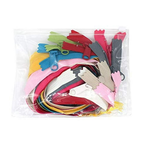 YKK 12" Handbag Zippers YKK #4.5 with Extra-Long Pull (10 Zippers/Pack)-Made in USA- for Craft & Sewing Projects