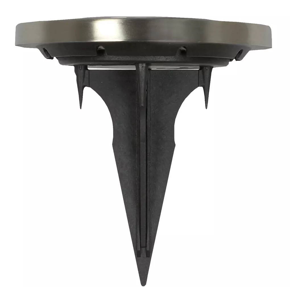 Berkley Jensen 6-Lumen Solar Disk Mark Lights, 6 pk. - Stainless Steel