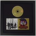 thumbnail image 1 of Cd Frame for Cd Disc and Double Booklet Frame Featuring a Black Mat Design and Solid Wood Black Frame, 1 of 3
