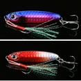 thumbnail image 6 of Durable Electroplated Floating Minnow Baits Red Green 7g 10g Spinning Baits Fishing Tackle Fishing Lure Metal Jig Lure RED 10G, 6 of 8