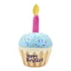thumbnail image 2 of Juguete chirriante de pastel de cumpleaños para perro | Peluche de algodón suave y masticable | Juguete de peluche seguro y no tóxico | Colores azul y blanco | Perfecto para fiestas de cumpl, 2 of 5